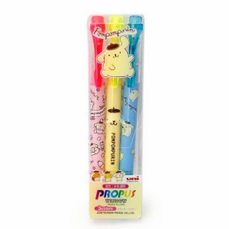 三菱鉛筆 蛍光ペン プロパス ウインドウ ポムポムプリン 3色蛍光ペン Pus Wsr 3c 筆記商品 筆記具 Mitsubishi みつびし ミツビシマーカ 通販 Lineポイント最大1 0 Get Lineショッピング