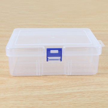 🌈「學校專用」科學教具 藍色單扣盒子 透明塑料收納盒 實驗收納盒 教學儀器
