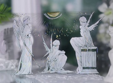 沉睡樂園 (窓枠) エンジェル PET 紙膠帶 貝殼光 10米卷