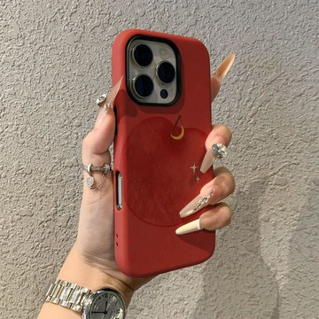 紅蘋果適用蘋果17promax手機殼iPhone16pro卡通15pro女13可愛14新