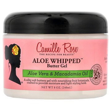 Camille Rose, Aloe Whipped™ 黃油凝膠，蘆薈和澳洲堅果油，8 盎司（240 毫升）