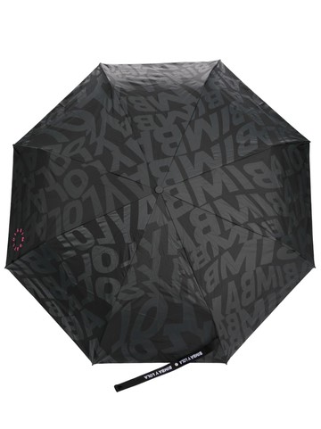 Bimba y Lola - all-over logo-print umbrella - women - Iron/Metal/Acrylonitrile Butadiene Styrene (ABS)/Glass Fiber/Polyester/Synthetic Rubber - One...