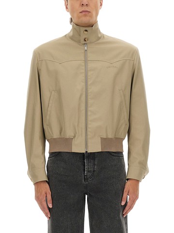 alexander mcqueen harrington cropped jacket