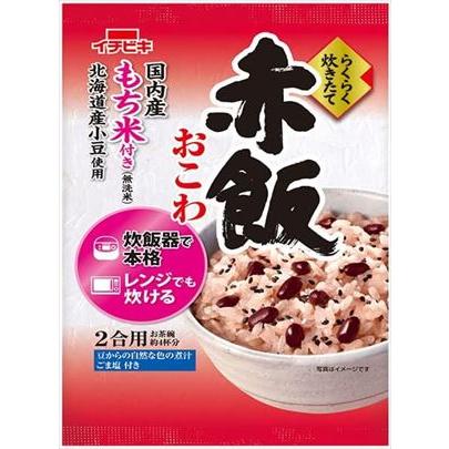 送料無料 イチビキ らくらく炊きたて 赤飯おこわ 383g×18個入