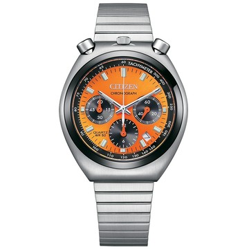 CITIZEN Chronograph Tsunokurono/白熊貓計時手錶AN3660-81X