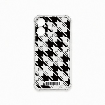 iPhone 16  殼 TRON IPhone 16 虛實剪影千鳥紋  載具 四角防摔殼 手機殼