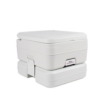 SEAFLO 便攜式馬桶 10L 灰/ 行動馬桶 便攜馬桶 / SFPT-10-01