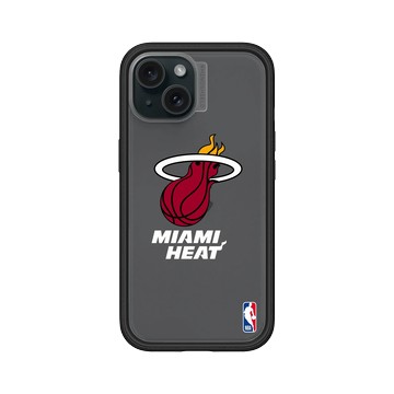 iPhone 15 Mod NX 黑 - NBA - Logo-邁阿密熱火 Miami Heat - Light