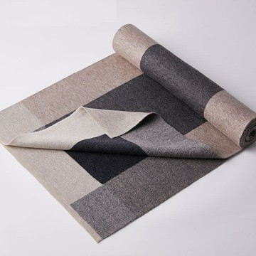 【米蘭精品】現貨+預購頂級羊毛圍巾羊絨圍脖秋冬季加絨厚磅保暖針織圍巾休閒-羊毛格條圍巾男女配件74mi78