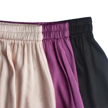 段面氣質薄款半身裙2024夏季新高腰傘裙中長款顯瘦垂墜飄逸A字裙