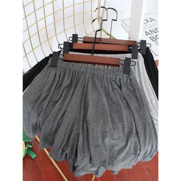 特大碼300斤胖mm莫代爾短褲女夏寬松家居睡褲薄款高腰闊腿休閑褲