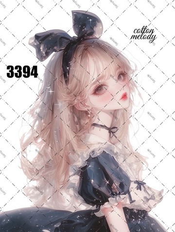 original sticker no.3394 人物貼紙 原創貼紙 原創人物貼紙 裝飾貼紙 cotton melody