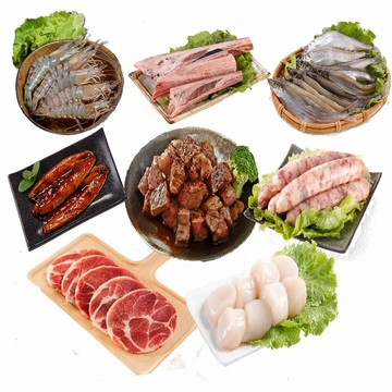 華得水產 【華得水產】中秋烤肉8件組 (6-8人份)