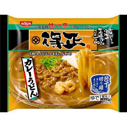 日清　得正 カレ−うどん （280ｇ）×14個 （冷凍食品）