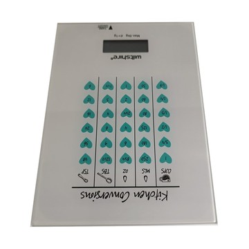 Wiltshire 數位料理秤 5KG 機身迷你收納容易  白色 + 藍綠色  43847