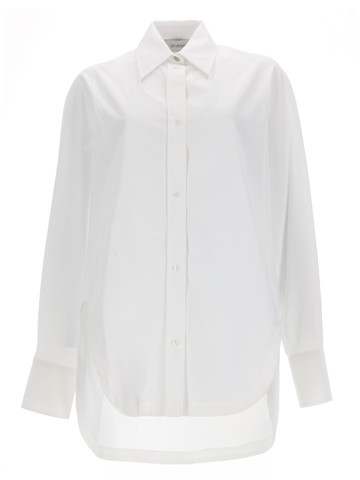 sportmax poplin kimono shirt