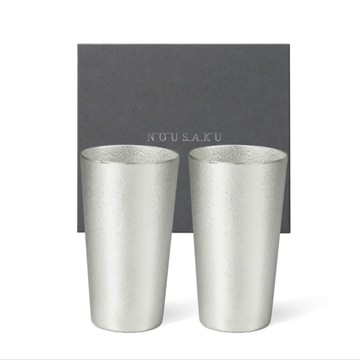 能作NOUSAKU 經典純錫杯對杯禮盒組 - L對杯