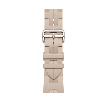 Apple Watch Hermès - 46 公釐 Grège 米‍灰‍色 Kilim Single Tour 錶帶