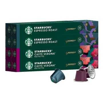 星巴克 咖啡膠囊 濃醇馥郁組 80顆 適用Nespresso膠囊咖啡機