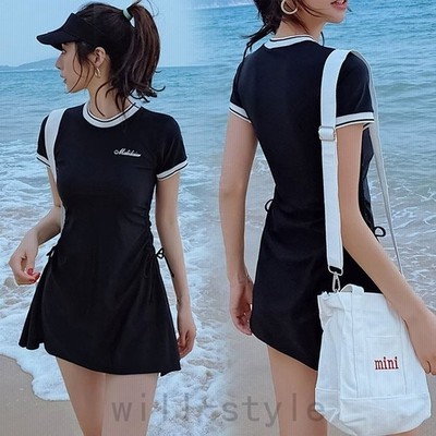 水着 レディース 体型カバー 水着ワンピース型 セパレート水着 半袖 Uvカット ショットパンツ オシャレ韓国風 可愛いスイムウェア ママ水着 学生 温泉 通販 Lineポイント最大get Lineショッピング