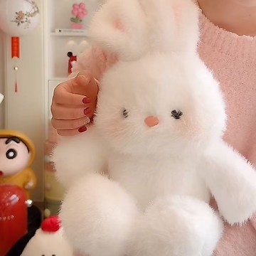 可愛跑跑系列 玩偶小熊 毛絨玩具 兔娃娃 牀上陪睡公仔 送男女生日禮物