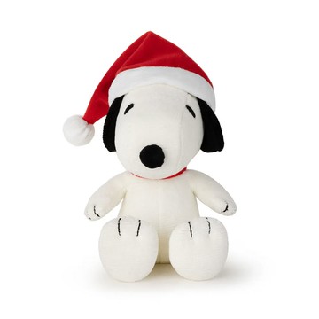 荷蘭 BON TON TOYS｜Snoopy史努比填充玩偶-聖誕狗 17cm