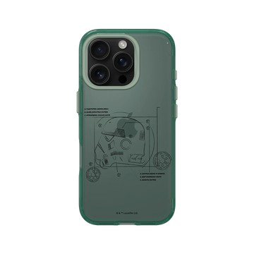 iPhone 16 Pro Clear 憂墨綠 - 迪士尼-星際大戰 Star Wars - 風暴兵-線稿風格