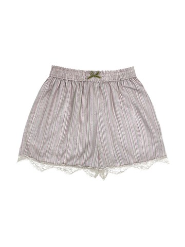lace boxer pants-pink