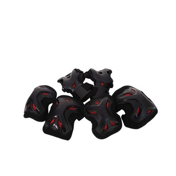 HEAD 直排輪護具組  L  黑色 + 紅色  1套