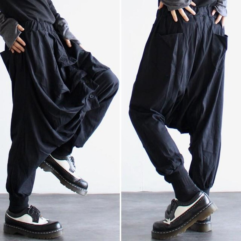 ENFÖLD ブラック サルエルパンツ 36 ENFOLD - EGG PANTS / サルエルパンツ / ブラック / 2024SS NEW