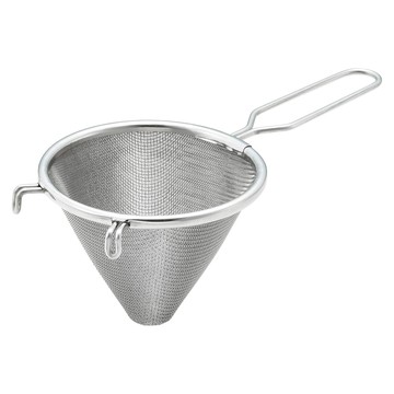 YOSHIKAWA 吉川 18-8不鏽鋼雙層過濾網杓 湯汁過濾/茶碗蒸適用  11 x 22.5 x 8.3cm  1個