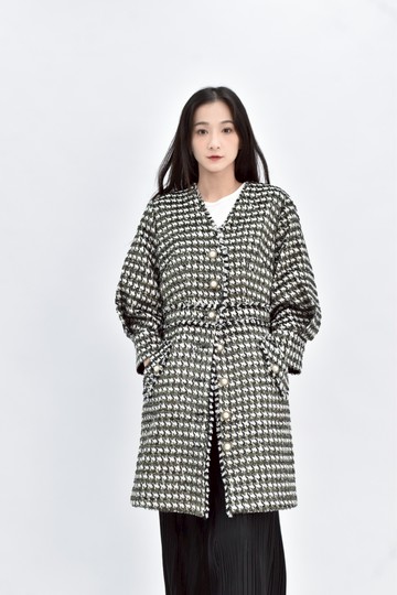 (S) moma 小香風長袖黑色外套