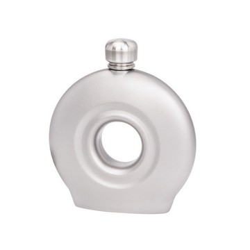 TEMPEST 純鈦酒壺 附酒壺漏斗 180ml 圓酒壺 便攜酒壺 酒壺 戶外壺 便捷迷你壺 酒壺漏斗 扁酒壺 酒壺瓶