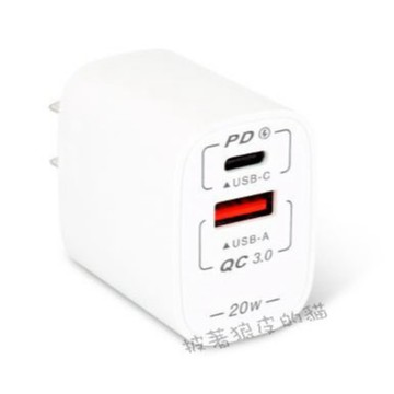 Nr.AV聖岡科技（SU-20AC）PD+QC 20W 雙孔 急速充電器快充 急速充電