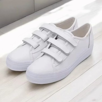 KEDS TRIPLE KICK 時尚皮革厚底魔鬼氈休閒鞋 9193W132808 - US 6.5 (23.5cm)