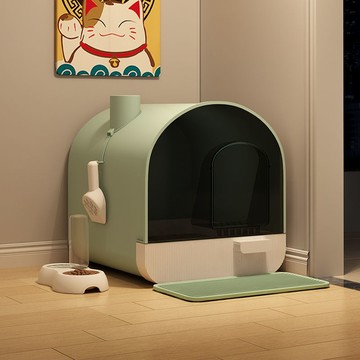 全封閉式貓砂盆超大號防臭貓咪廁所抽屜式盆防帶砂防濺除臭