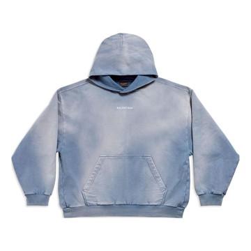 Balenciaga Back Hoodie 'Blue'