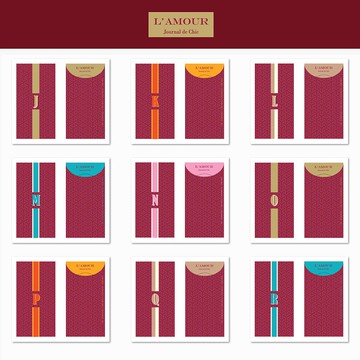 得獎  CNY New Year 2023 專屬 質感信封 I Letter M (8入)