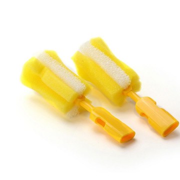 黃色小鴨 組合式奶瓶刷頭 2入