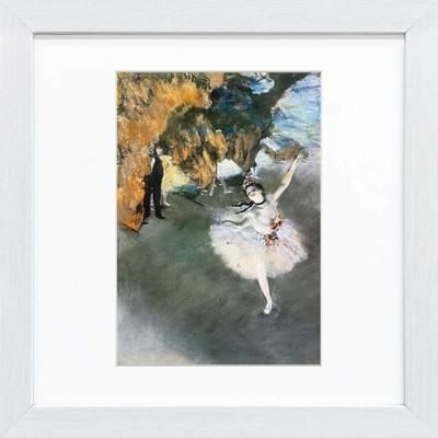 休息する踊り子　ミニ絵画 作品詳細 | 休息する2人の踊り子もしくは青い衣装の踊り子