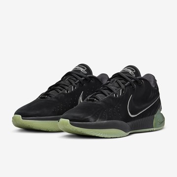 【NIKE】LEBRON XXI EP 男鞋 籃球鞋 黑綠-FB2236001