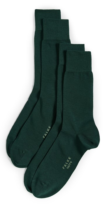 Falke Happy 2 Pack Socks Hunter Green 43-46