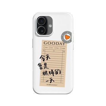 iPhone 17 SolidX 白 - 好日曆 GOODAY (星期安有限公司) - 好日子筆記(黑字款)