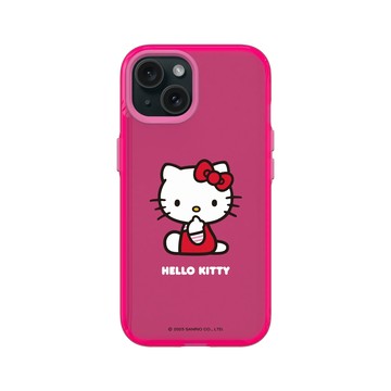 iPhone 15 Clear 粉漾桃 - 三麗鷗-Hello Kitty - Shh...