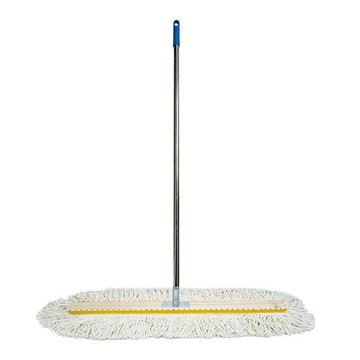 World Clean 120cm 禮堂用紗線拖把組 (含鋼製固定夾、不鏽鋼桿)  1組