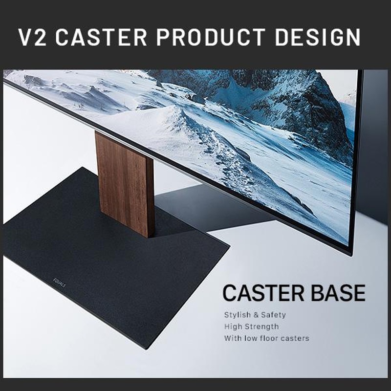 テレビ台 WALLインテリアテレビスタンド V2 CASTER ロータイプ 32〜60v