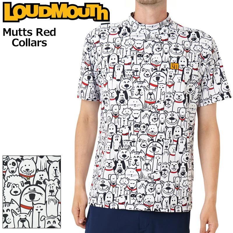 Loudmouth ラウドマウス メンズ UVカット モックネック 半袖シャツ