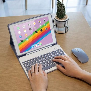 適用于iPad10皮套Pro11藍牙鍵盤保護套Air4 5皮套10.2迷你6 7鼠標