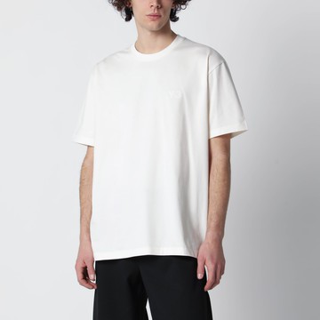 Chalk white T-shirt with logo