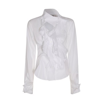 Vivienne Westwood - White Cotton Ruffled Shirt